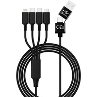 Smrter USB-Ladekabel USB-A Stecker, USB-C® Stecker, USB-C® Stecker, Apple
