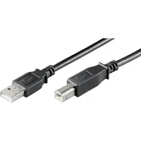 Goobay USB 2.0 Hi-Speed Kabel, 5 m Schwarz