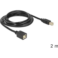 DeLock - USB 2.0 USB-B Stecker, USB-B Buchse 2