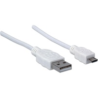 Manhattan USB 2.0 USB-A Stecker, USB-Micro-B Stecker 1.00 m