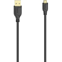 Hama Flexi-Slim USB 2.0 USB-A Stecker, USB-Micro-B Stecker 0,75