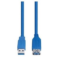 E+P Elektrik USB3.0 Verlängerung AA 3m,blau CC318