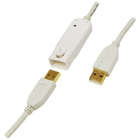 Logilink USB-Kabel USB 2.0 USB-A Stecker, USB-A Buchse 12.00