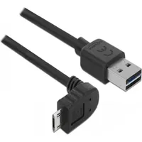DeLock USB-Kabel USB 2.0 USB-A Stecker, USB-Micro-B Stecker 0.50m