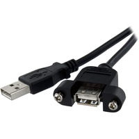 Startech StarTech.com 90cm USB A Blendenmontage Kabel Bu/St -