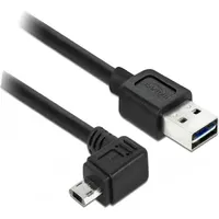 DeLock 83847 0.5 m USB A Micro-B schwarz Kabel