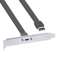 InLine InLine® Slotblende USB Typ-C zu USB 3.1 Frontpanel