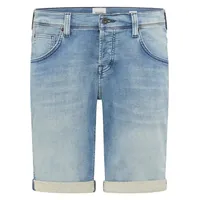 Mustang Chicago Shorts aus Stretch Denim in Hellblau-W38