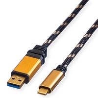 Roline GOLD USB 3.2 Gen 1 Kabel, A-C, ST/ST,