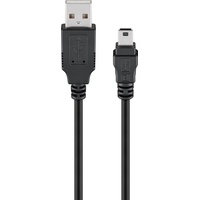 Goobay USB 2.0 USB A Mini-USB B Schwarz