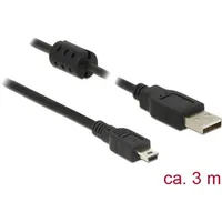 DeLock USB-Kabel USB 2.0 USB-A Stecker, USB-Mini-B Stecker 2.00m