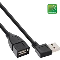 InLine Inline® Smart USB 2.0 Verlängerung gewinkelt, Stecker /