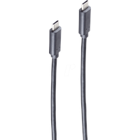 ShiverPeaks USB 3.1 Kabel, C-Stecker - C-Stecker - Schwarz