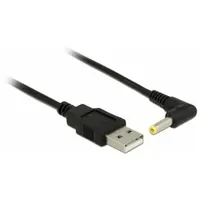DeLock DC-Hohlstecker auf USB-A Stecker 1,5 m Schwarz