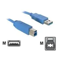 DeLock USB-Kabel USB 3.2 Gen1 USB-A Stecker, USB-B Stecker