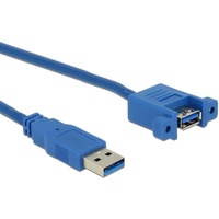 DeLock USB-Kabel USB 3.2 Gen1 USB-A Stecker, USB-A Buchse