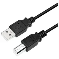 Logilink USB 2.0 Kabel A-Stecker-B-Stecker schwarz 2m