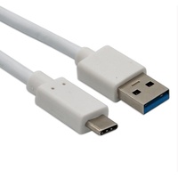 Helos USB Type-C - USB-3.1-A-Stecker 1 m weiß