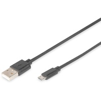 Digitus Micro USB 2.0 Anschlusskabel 1,0m Typ A -