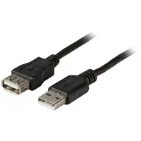 EFB-Elektronik EFB USB2.0 Verlängerungskabel A-A,St-Bu,1,8m,schwarz,Class K5248SW.1,8V2