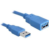 DeLock USB-Kabel USB 3.2 Gen1 USB-A Stecker, USB-A Buchse
