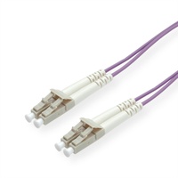 Roline LWL-Kabel 50/125μm OM4, LC/LC, violett, 5 m