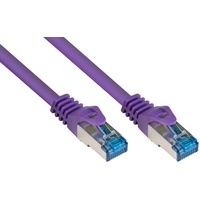 Good Connections RNS Patchkabel Cat.6A S/FTP, Netzwerkkabel violett, Cat6a