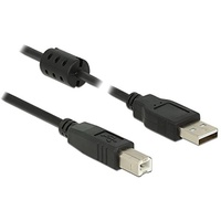 DeLock USB-Kabel USB 2.0 USB-A Stecker, USB-B Stecker 5.00m