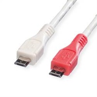 Value USB 2.0 Ladekabel, Micro B - Micro B,