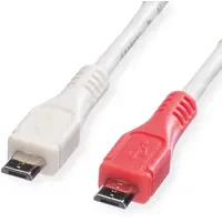 Value USB 2.0 Ladekabel, Micro B - Micro B,