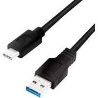 Logilink CU0166 - USB-A Stecker, USB-C Stecker, 0.15m