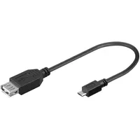 Goobay 95193 Hi-Speed-Adapter, USB 2.0 0,2 m Kabellänge