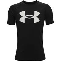 Under Armour Tech Big Logo Trainingsshirt Jungen 001 black/white