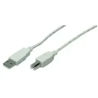 Logilink USB 2.0 Kabel A-Stecker-B-Stecker grau 5m