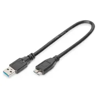Digitus USB 3.0 Anschlusskabel, USB A - Micro USB
