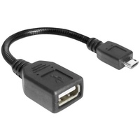 DeLock USB 2.0 USB-Micro-B Stecker, USB-A Buchse 0.15 m