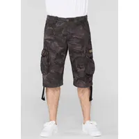 Alpha Industries Jet Shorts Camo Für Cargos, black Camo,