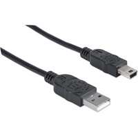 Manhattan USB 2.0 Hi-Speed cables - 3D to Mini
