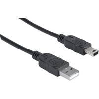 Manhattan USB-Kabel USB 2.0 USB-A Stecker, USB-Mini-B Stecker 1.80