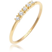 Elli PREMIUM Microsetting Topas Edelstein Valentin 375 Gelbgold Ringe
