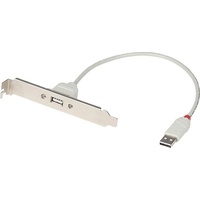 Lindy USB 2.0 Slotblechadapter, 1 x USB Typ A