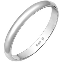 Elli PREMIUM - Basic Bandring Hochzeit Trauring 585 Weißgold