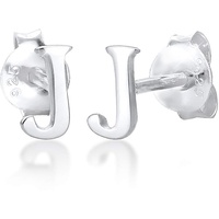 Elli Ohrstecker Buchstabe J Silber 925