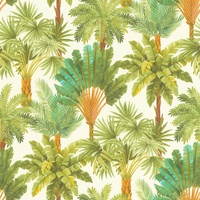 Rasch Textil Rasch Tapeten Vliestapete (Botanical) Grün 10,05 m
