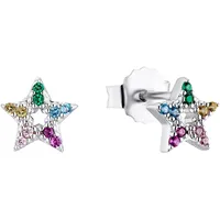 Prinzessin Lillifee Paar Ohrstecker »Sterne, 2033369«, mit Zirkonia (synth.),