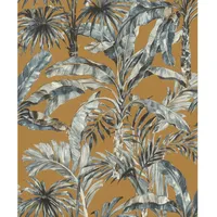 Rasch Textil Rasch Vliestapete (Botanical) Braun blaue 10,05 m