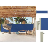 VidaXL Seitenmarkise Ausziehbar 140x500 cm Blau