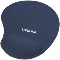 Logilink ID0027B Mauspad mit Handballenauflage Ergonomisch Blau