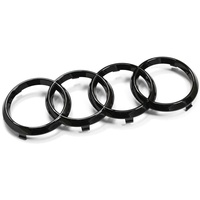 Audi 82A071801 Zeichen Kühlergrill Ringe Black Edition Emblem Blackline