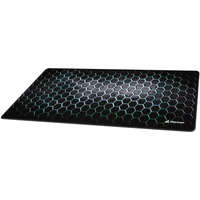 Sharkoon Skiller SGP30 XXL Mesh, Gaming Mouse Mat, dunkelgrau/türkis
